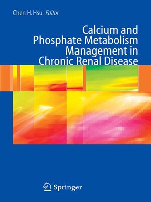 cover image of Calcium and Phosphate Metabolism Management in Chronic Renal Disease